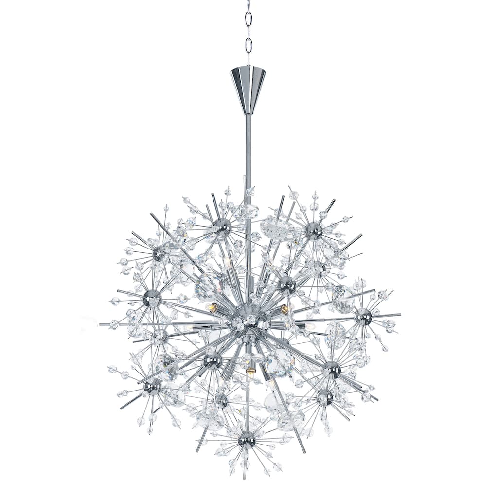 Starfire 11-Light Chandelier - Chrome