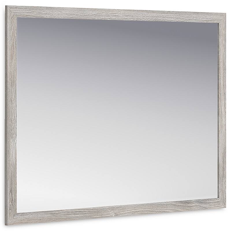 Signature Design by Ashley Vessalli Gray Bedroom Mirror - 39"W x 2"D x 28"H