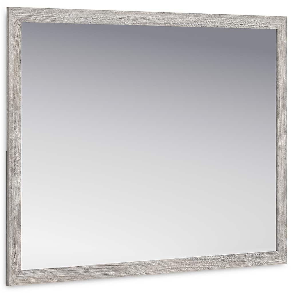 Signature Design by Ashley Vessalli Gray Bedroom Mirror - 39"W x 2"D x 28"H