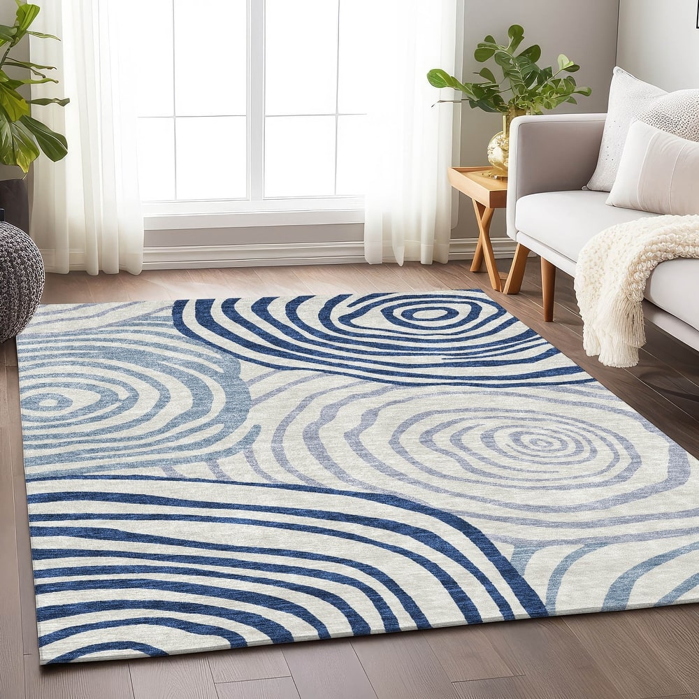 Premium Washable Super Soft Modern Mesmerize Mayfield Rug