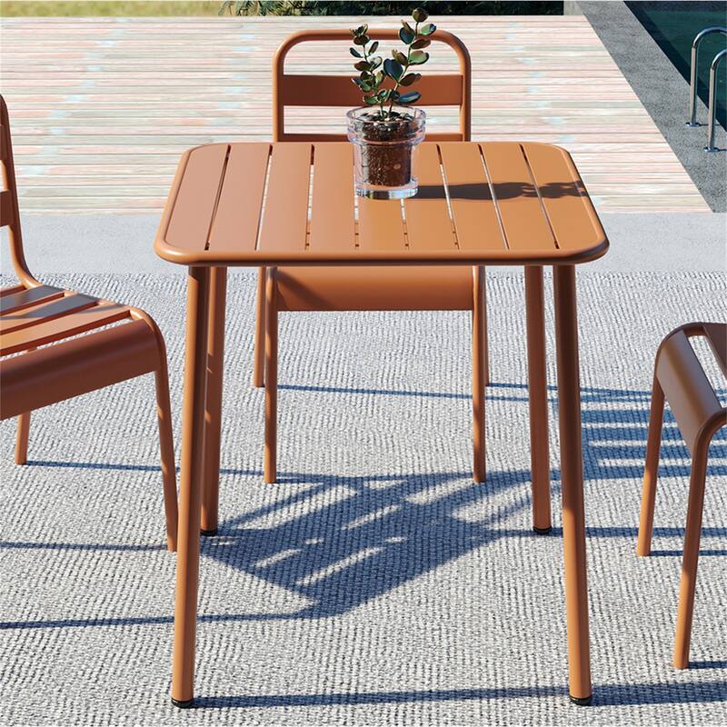 Sera Square Table Outdoor Courtyard Table Villa Open Air Dining Table