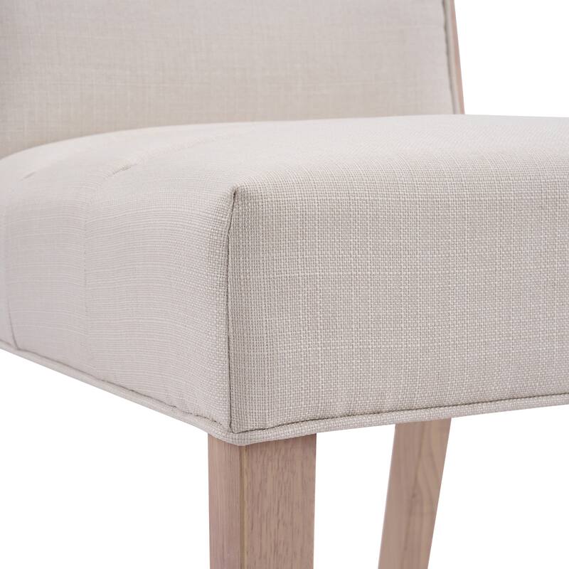 Christopher Knight Home - Modern Wooden Upholstered Dining Chair Set