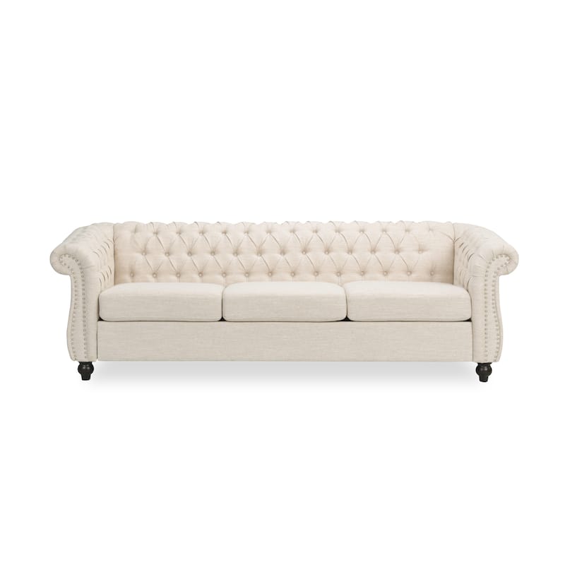 Parksley Tufted Chesterfield 3-seat Sofa by Christopher Knight Home