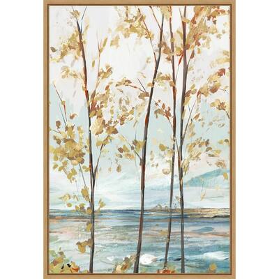 Sage Tree Forest I by Isabelle Z Framed Canvas Art