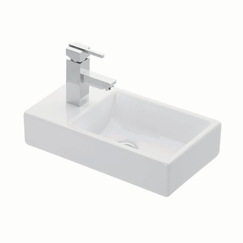 WS Bath Collections Minimal 4757 Minimal 17-7/8" Rectangular Ceramic