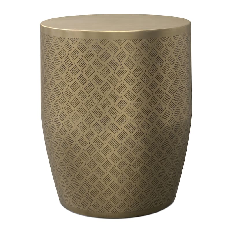 WYNDENHALL Jean 18" Wide Boho Metal Accent Table & Assembled - 8"W x 18"D x 23"H