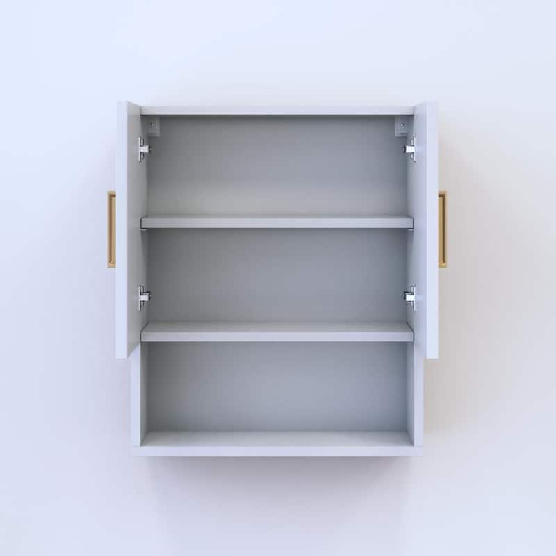 Meble Furniture Madera 07 Over the Toilet Cabinet (20"W x 24"H) - Modern Matte Finish Bathroom Storage