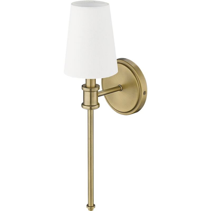 Millennium Lighting 16101 19" Tall Wall Sconce with Linen Shade - ADA