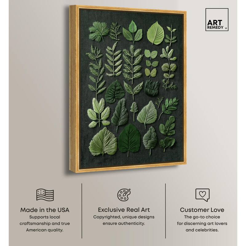 Leaf Library III Canvas by Art Remedy