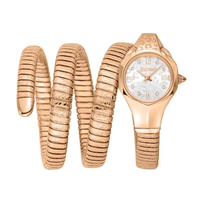 Just Cavalli Women's JC1L271M0075 Quartz Watch - Rose-Tone