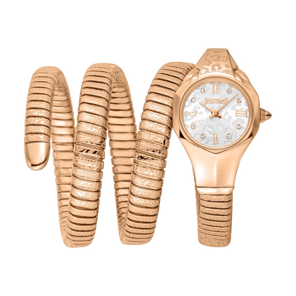 Just Cavalli Women's JC1L271M0075 Quartz Watch - Rose-Tone