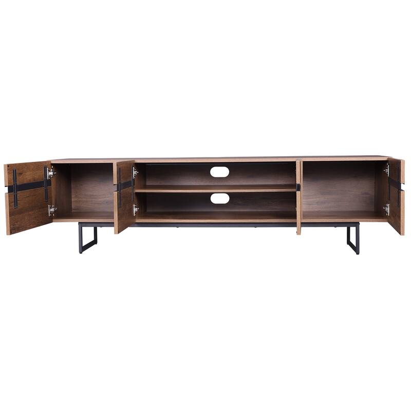 WAMPAT Modern TV Stand for up to 75 inch TV