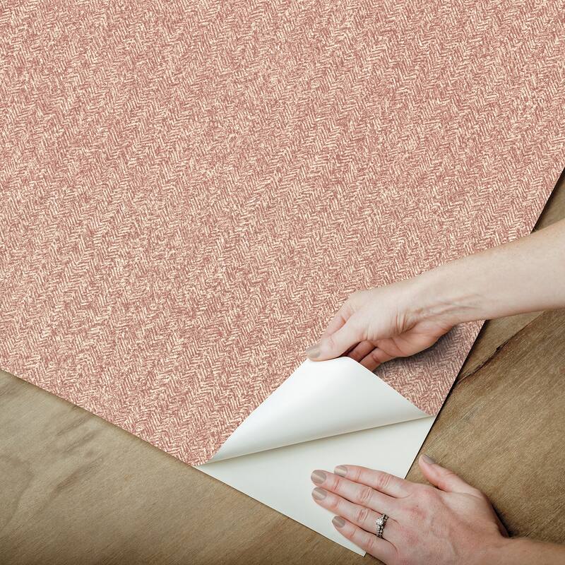 NuWallpaper Ashland Terracotta Peel and Stick Wallpaper