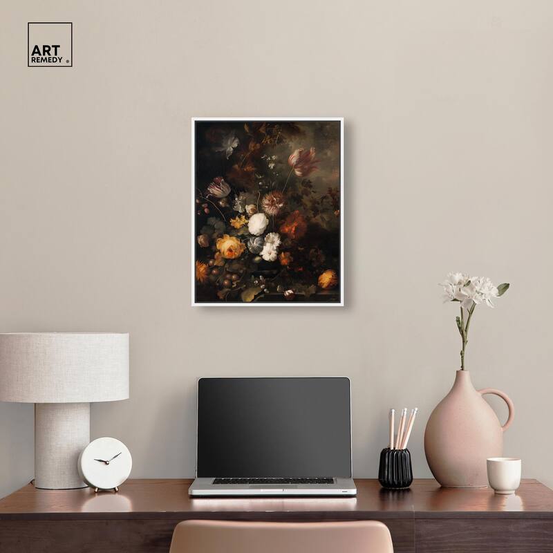 Shadowed Petal Secrets II Canvas by Art Remedy