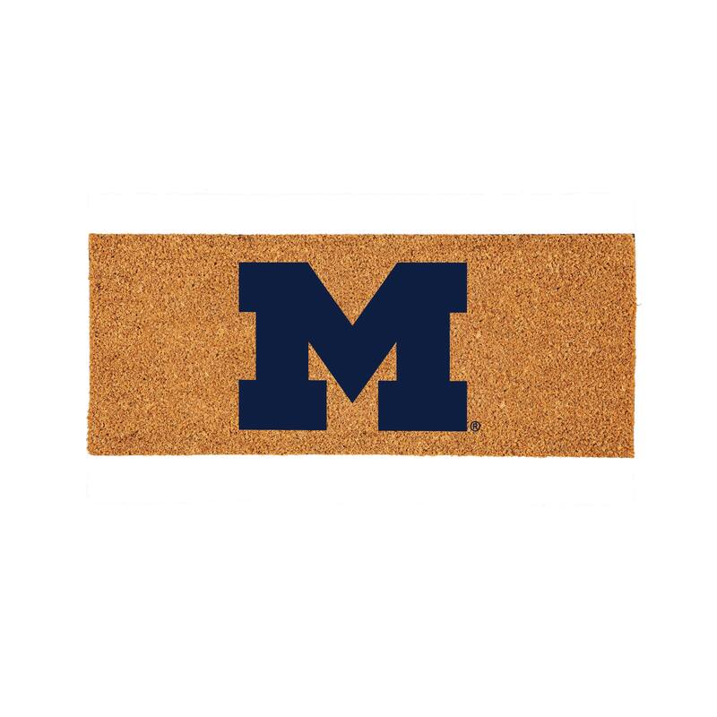 University Of Michigan Full Color Indoor/Outdoor Coir Mat