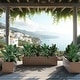 preview thumbnail 22 of 49, Dovelina Modern Metal Rectangular Planter- Elevate Your Space, Indoors & Outdoors