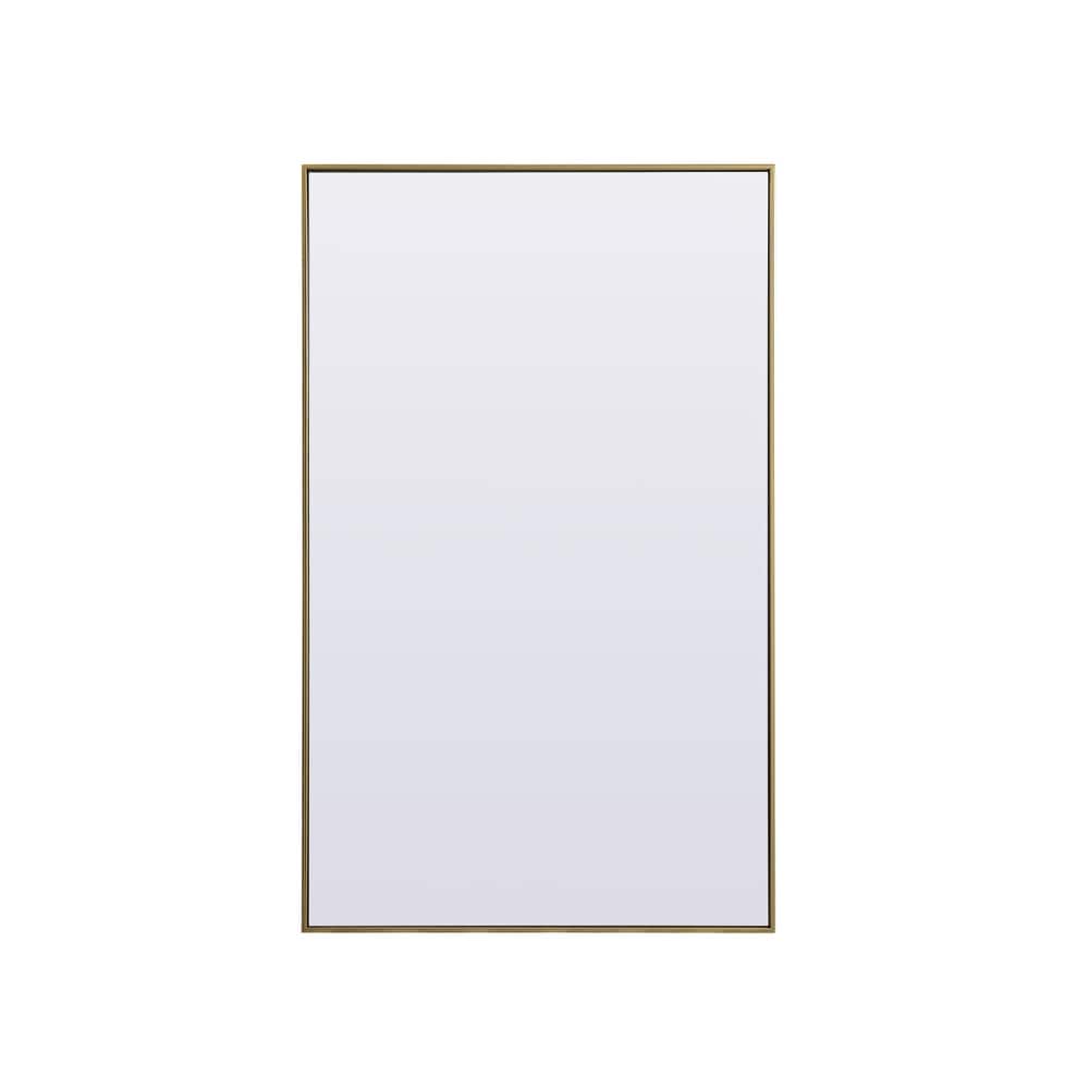 Indigo Home Metal Frame Rectangle Full Length Mirror 36x60 Inch