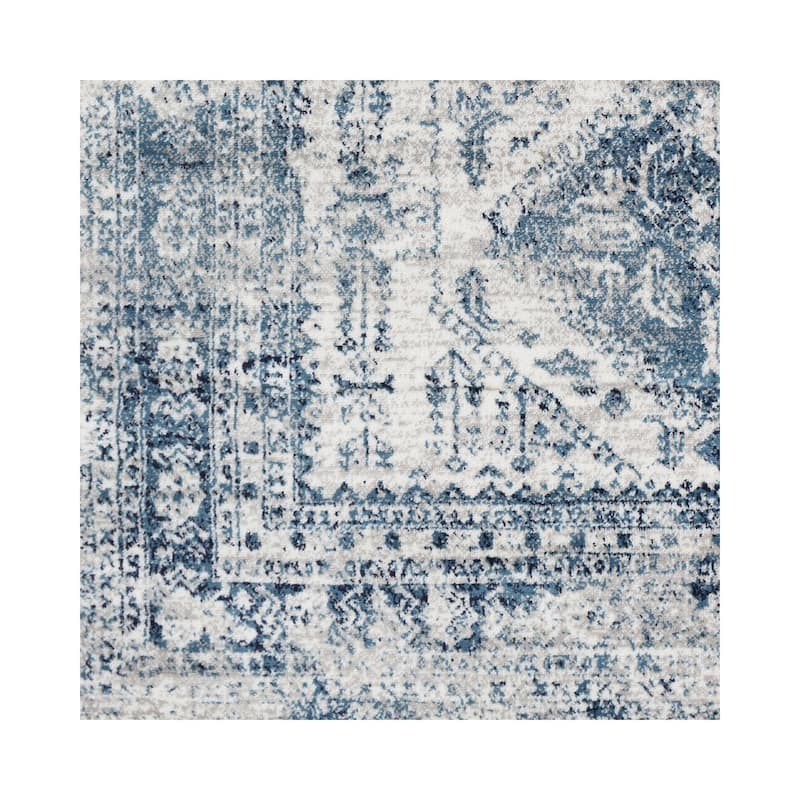 Livabliss Monte Carlo Updated Traditional Medallion Area Rug