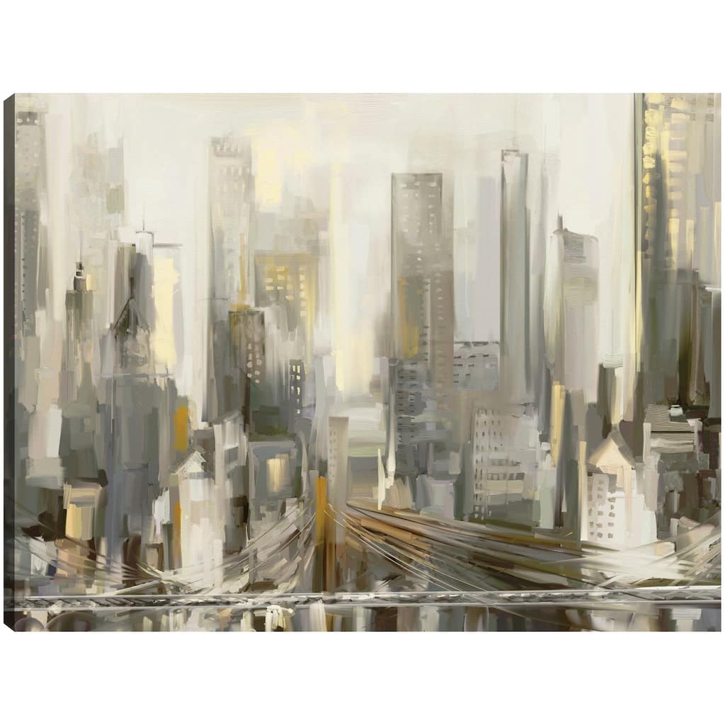 City Lights By Studio Arts Canvas Art Print