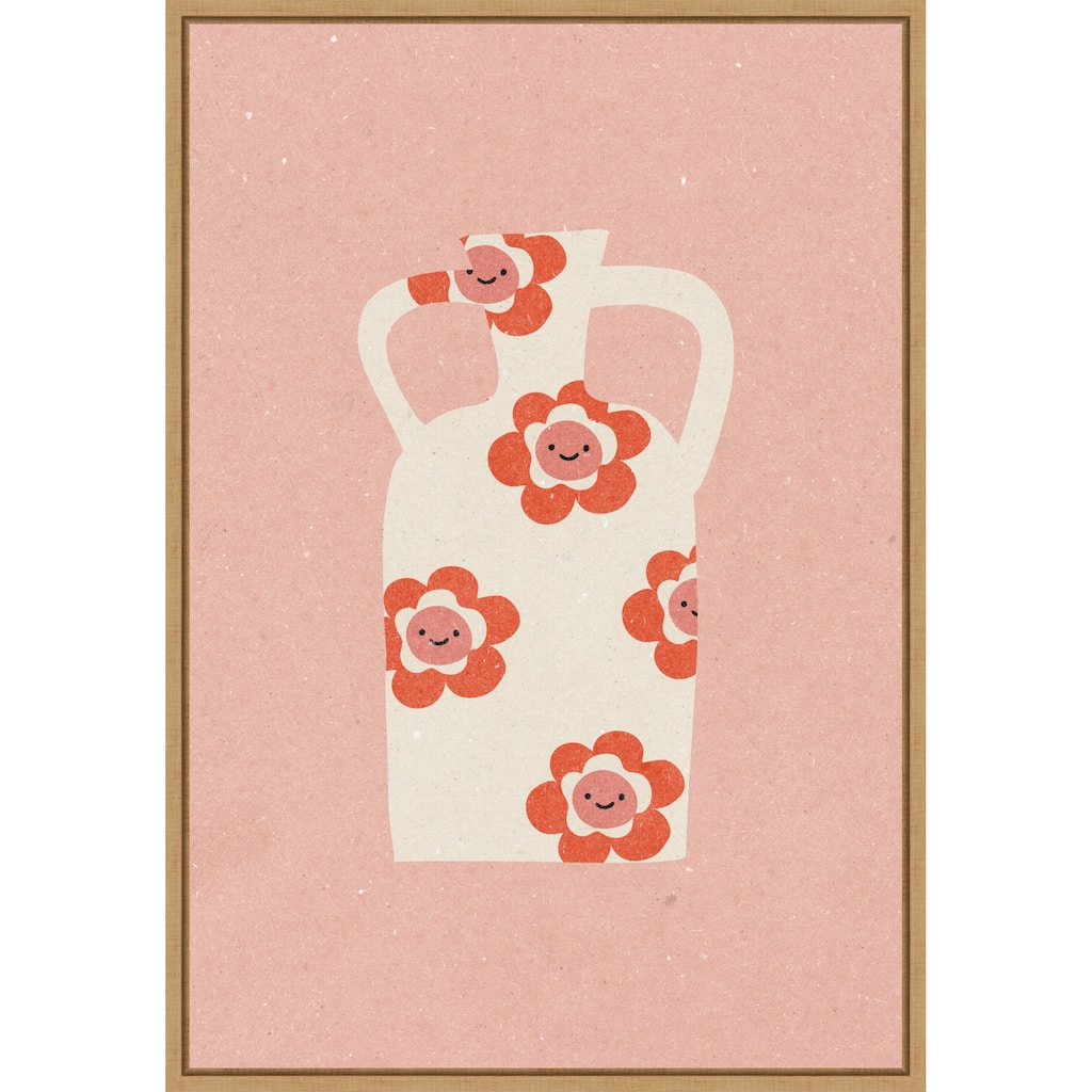 Vase No. 2 by Nktn (23 x 33 in.), Framed Canvas Wall Art Print