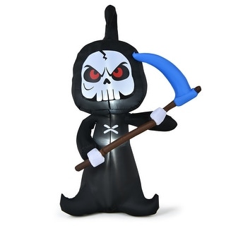 6 Feet Halloween Inflatable Decorations with Built-in LED Lights - 6 Feet