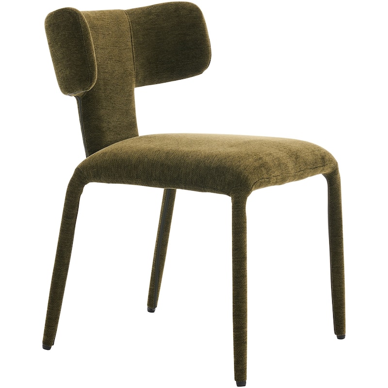 Modern Dining Chairs Set of 2, 18.9"Wx18.5"D Contemporary Fabric Side Chairs