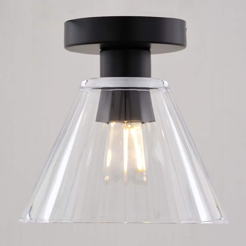 Vaxcel Lighting C0322 Dalton 8" Wide Semi-Flush Ceiling Fixture /