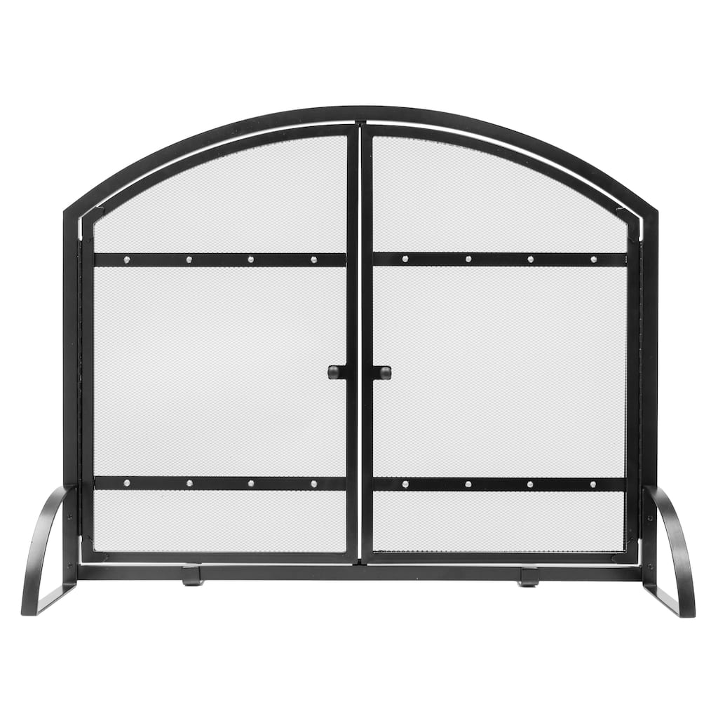Pleasant Hearth Harper Fireplace Screen with Doors