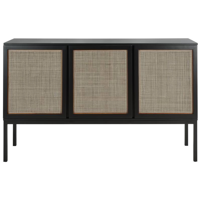 SAFAVIEH Tabetha 2-Shelf Rattan Sideboard - 54 In. W x 15 In. D x 33 In. H - 54Wx15Dx33H