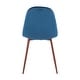 preview thumbnail 35 of 81, Pebble Mid-Century Modern Upholstered Accent / Dining Chair (Set of 2)