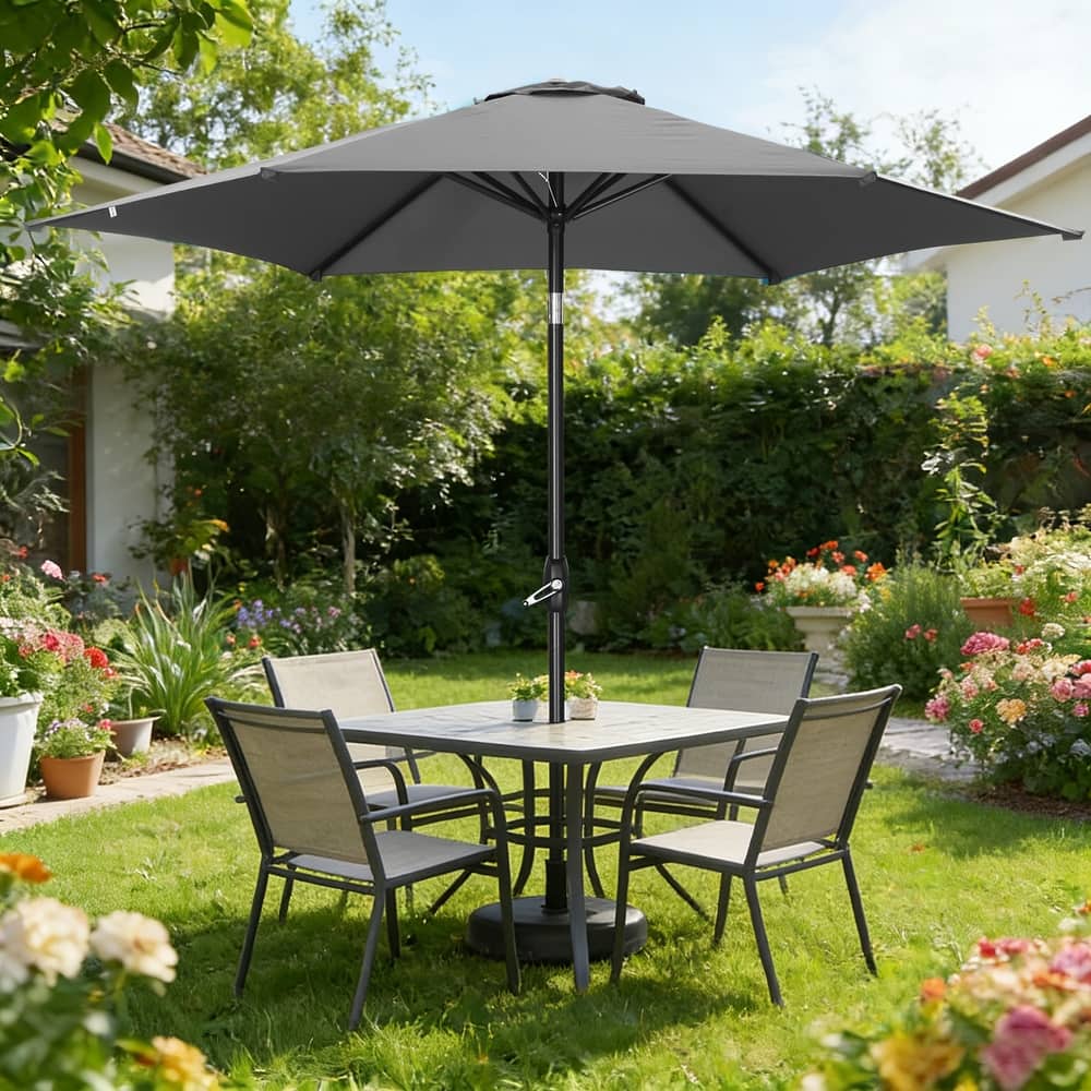 Ainfox 9ft Outdoor Patio Umbrella Without Base for Garden, Patio, Swimming Pool