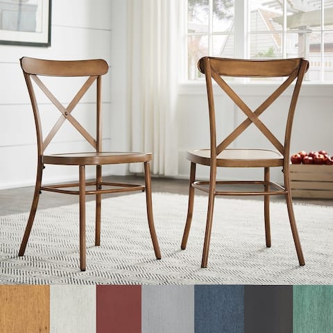 Pompey Metal Dining Chairs (Set of 2) by iNSPIRE Q Classic