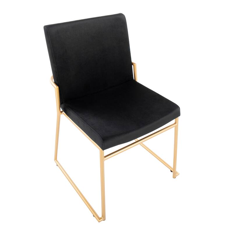 Silver Orchid Jayci Gold Metal Dining Chair (Set of 2)