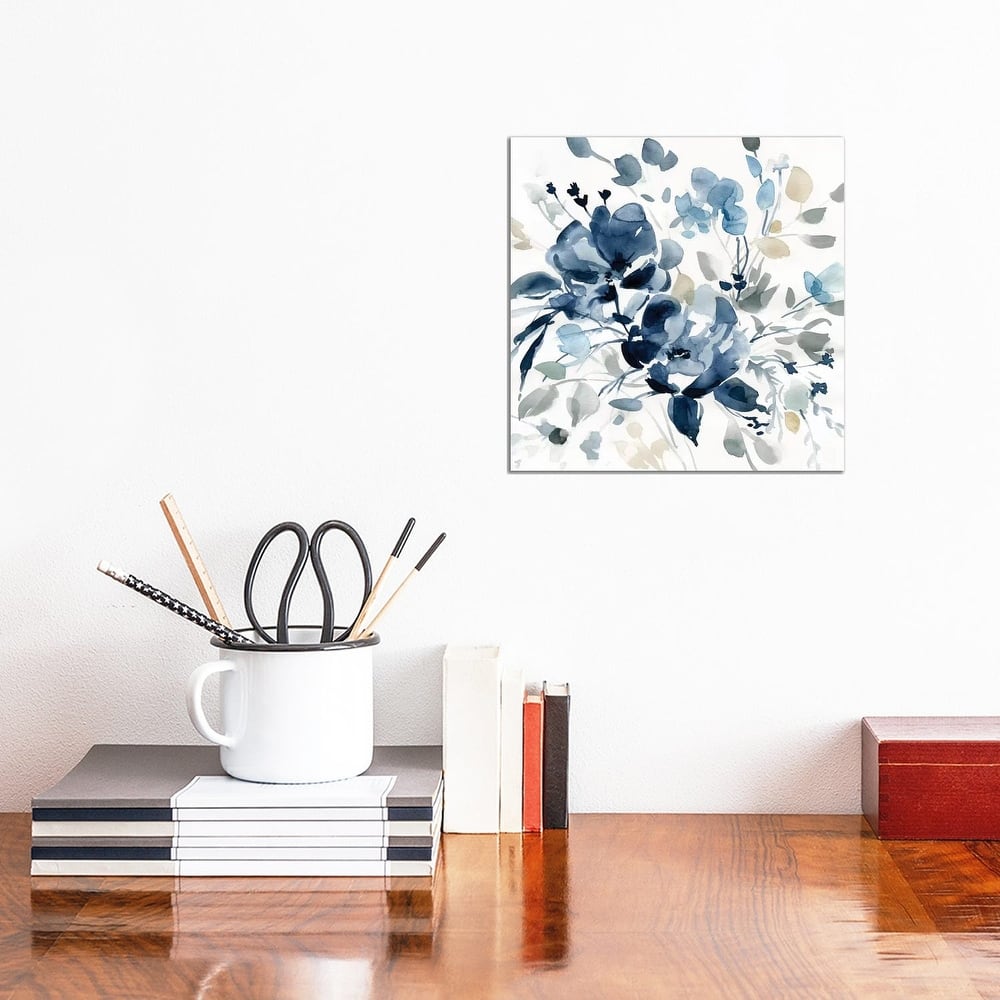 iCanvas "Indigo Garden II" by Carol Robinson Canvas Print