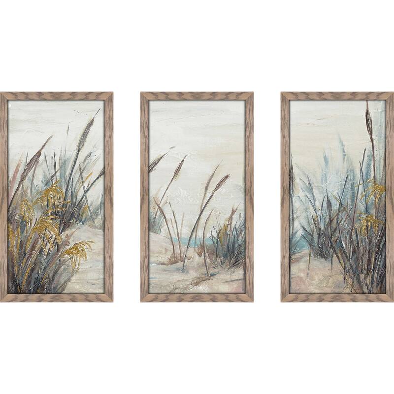 "Tall Beach Grass" 3 Piece Print on Acrylic