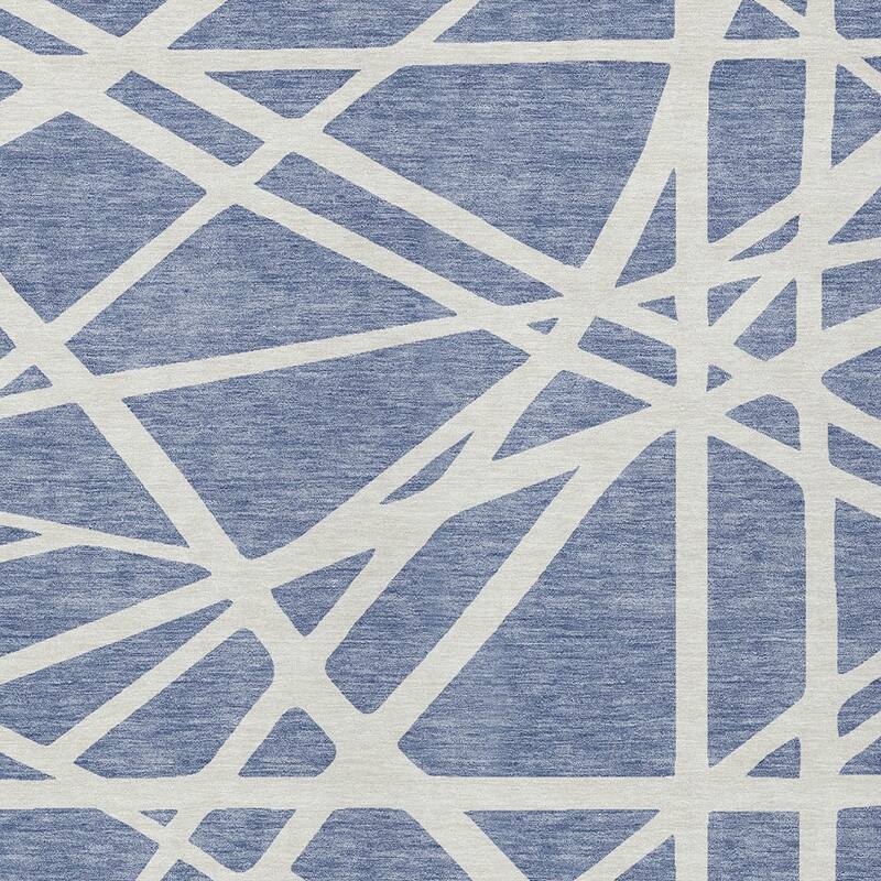 HomeRoots Geometric Transitional Rectangle Outdoor Rug