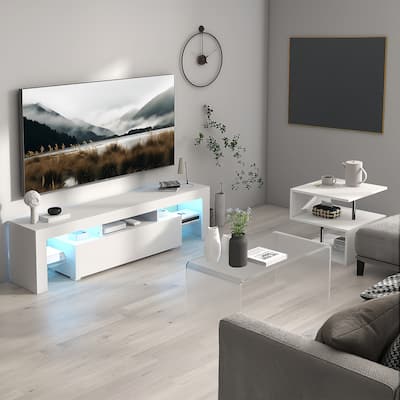 LED TV Stand for Televisions up to 55 Inchs