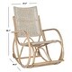preview thumbnail 3 of 5, SAFAVIEH Bali Antique Grey Rocking Chair - 23.2" x 39.3" x 38.1"