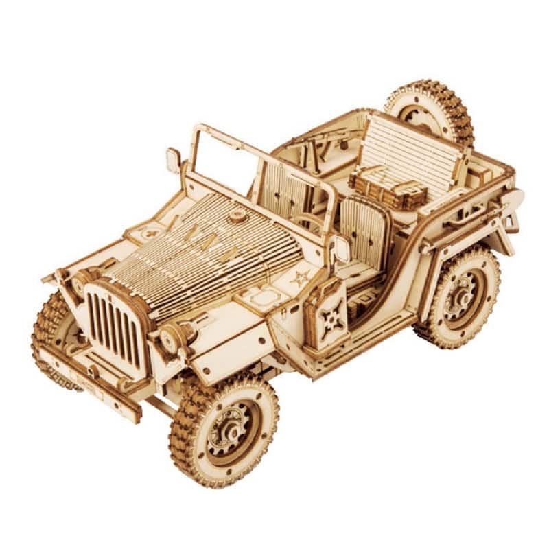 DIY 3D Puzzle - Jeep Army Car - 369pcs