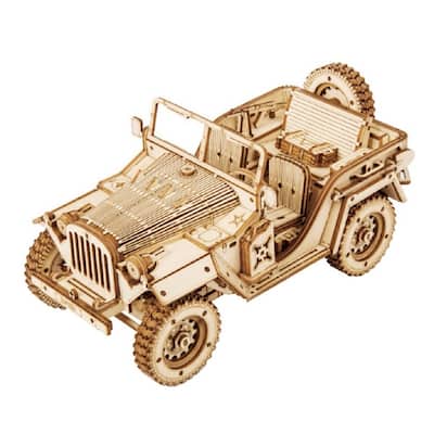DIY 3D Puzzle - Jeep Army Car - 369pcs