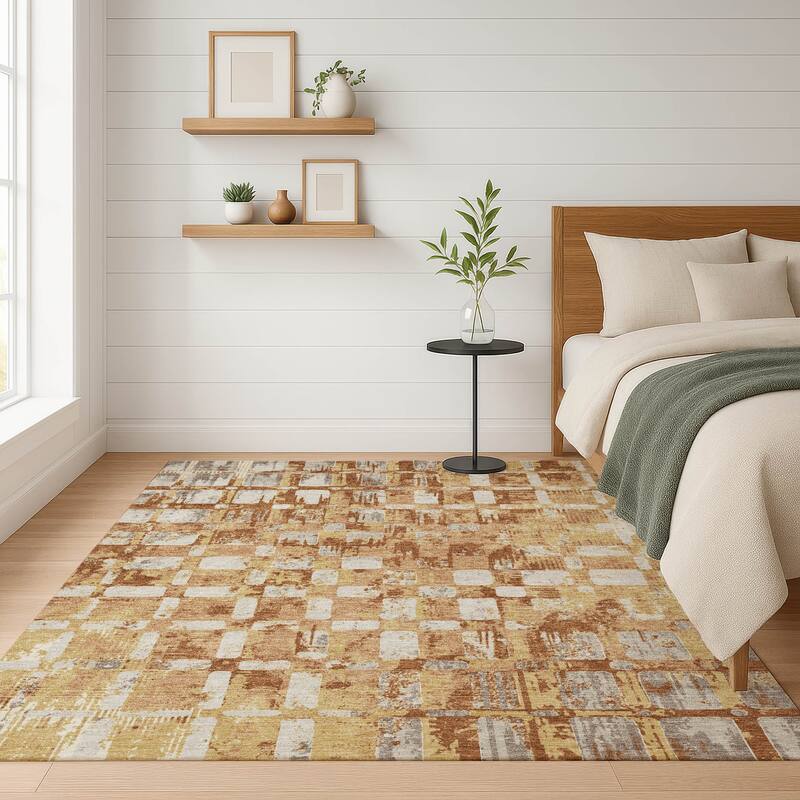 Machine Washable Indoor/ Outdoor Casual Foxfield Chantille Rug