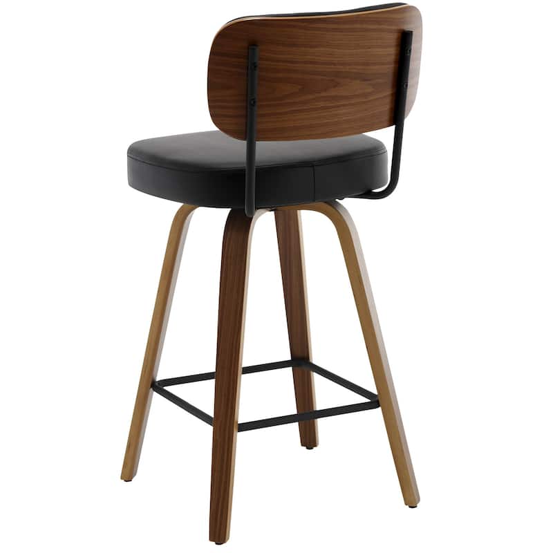 26"/29" Swivel Bar Stools/ Counter Stools with Bentwood Legs