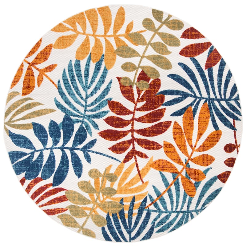 SAFAVIEH Cabana Laila Indoor/ Outdoor Waterproof Patio Floral Rug