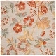 preview thumbnail 11 of 13, SAFAVIEH Handmade Blossom Roseanna Modern Floral Wool Rug 6' x 6' Square - Grey/Red