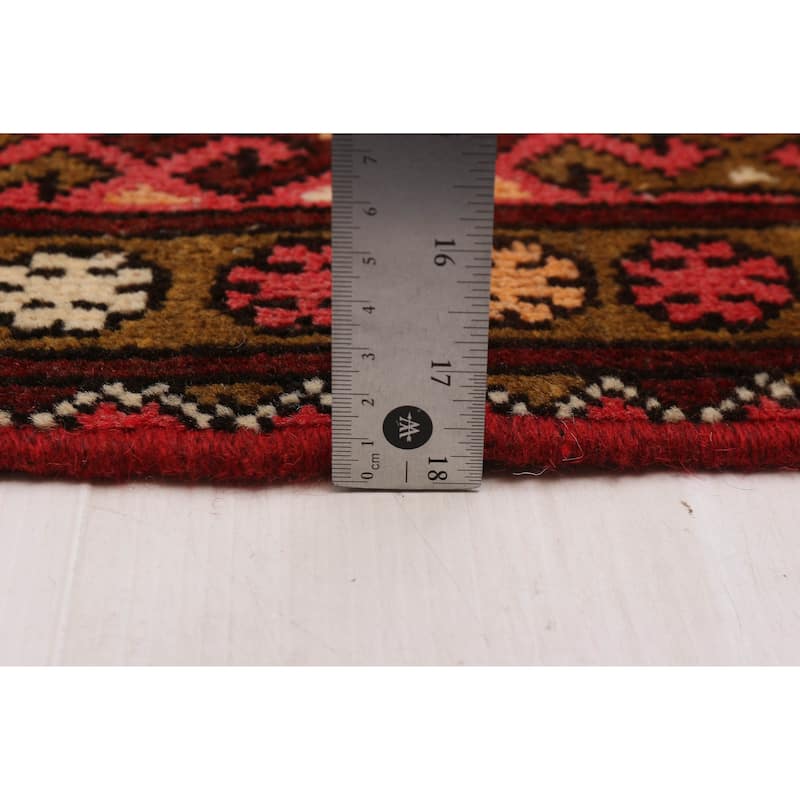 ECARPETGALLERY Hand-knotted Finest Kargahi Grey Wool Rug - 6'6 x 9'6