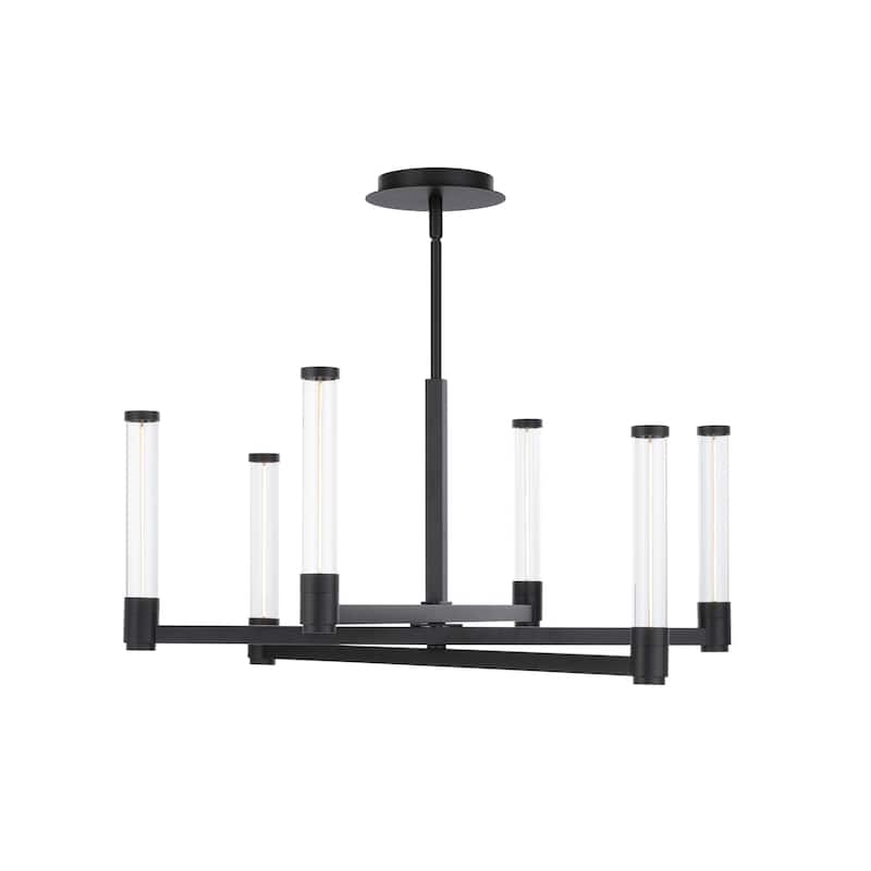 Jedi 27in LED Chandelier - Black - 27