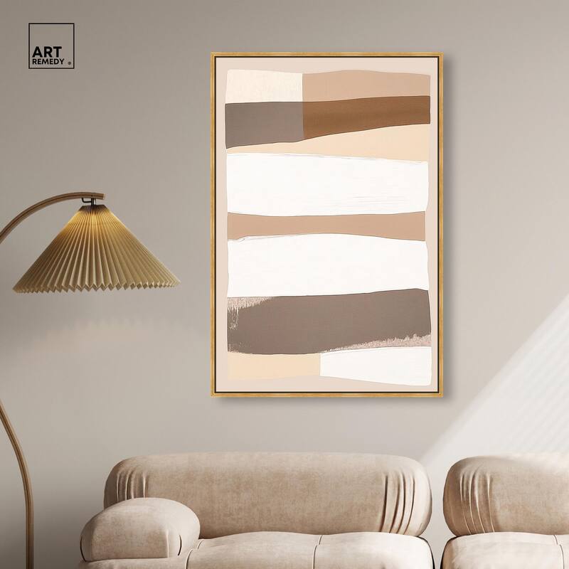 Linear Landscape I Canvas by Art Remedy