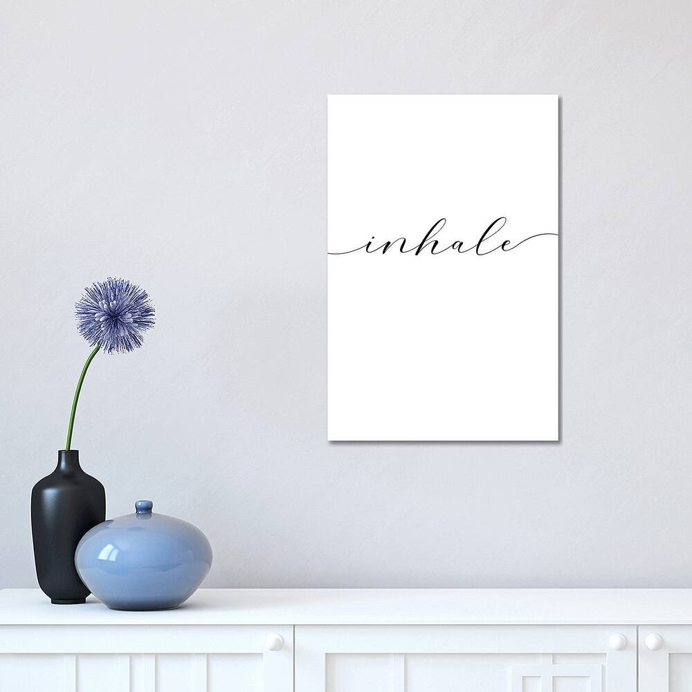 iCanvas "Inhale" by Nouveau Prints Canvas Print