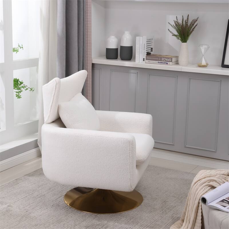 Classic Mid-Century 360-degree Swivel Accent Chair