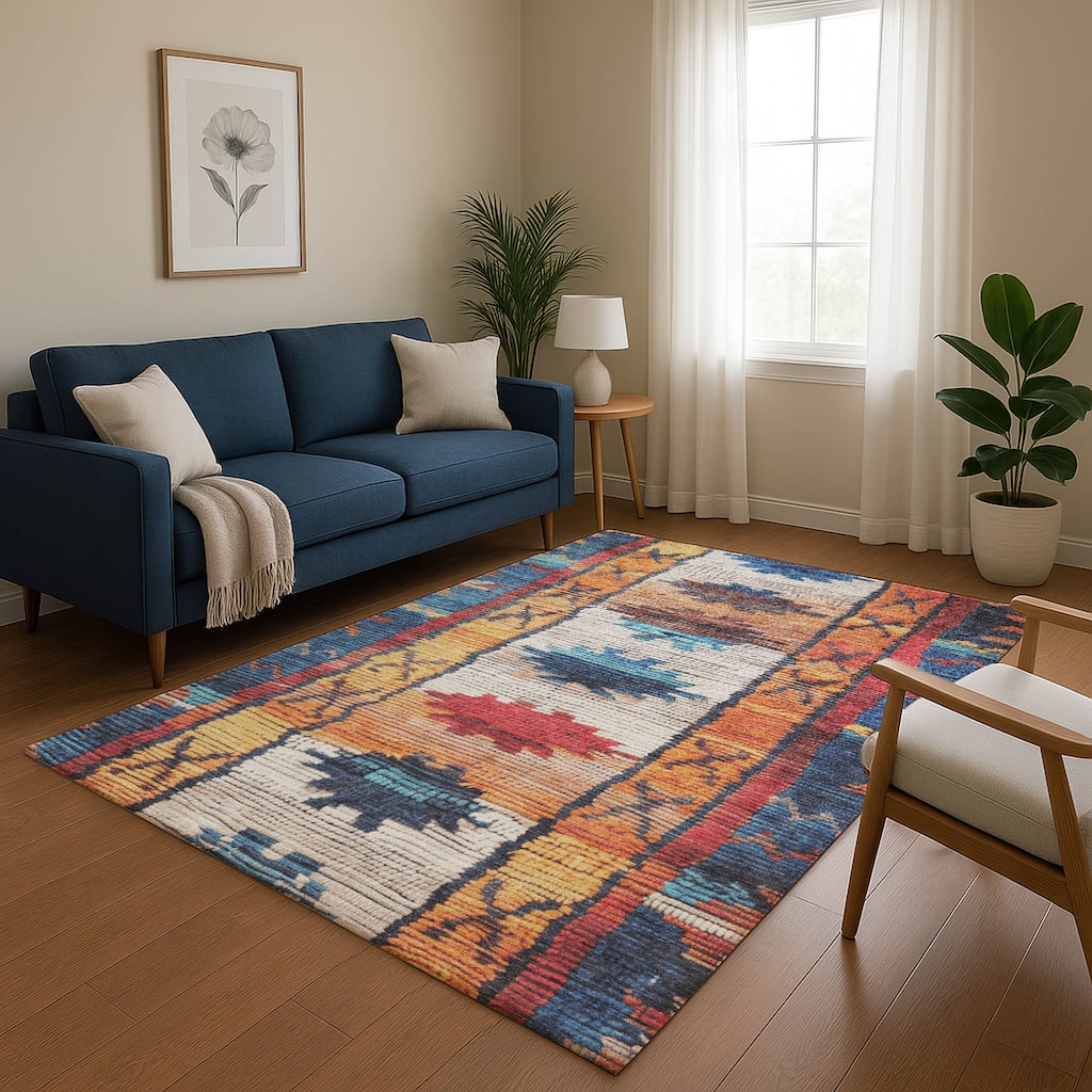Premium Washable Super Soft Southwest Global Mayfield Rug